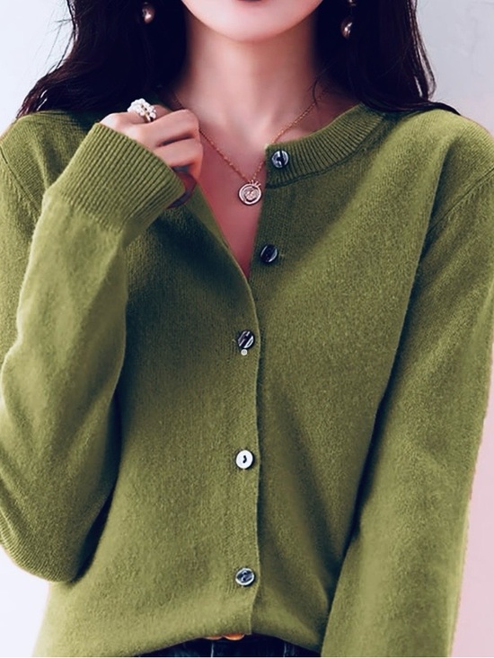 GAP Sweaters - 🆕- Cash Soft Olive Green Cardigan. Size: Medium